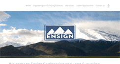 Desktop Screenshot of ensignutah.com